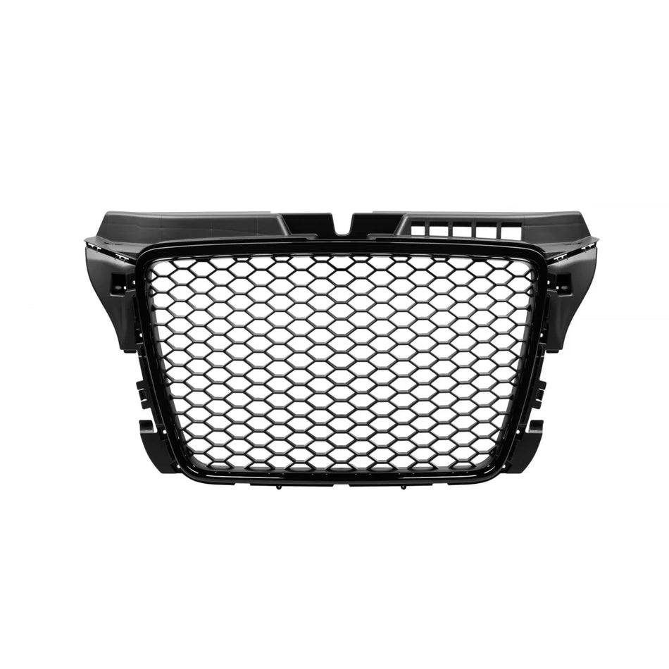 Griglia Nera RS Anteriore Senza Fori Sensori per Audi A3 2009-2012