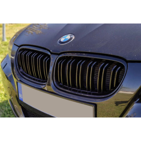 Griglia Nera Stile M3 Doppie Barre per BMW Serie 3 E90 2008-2012