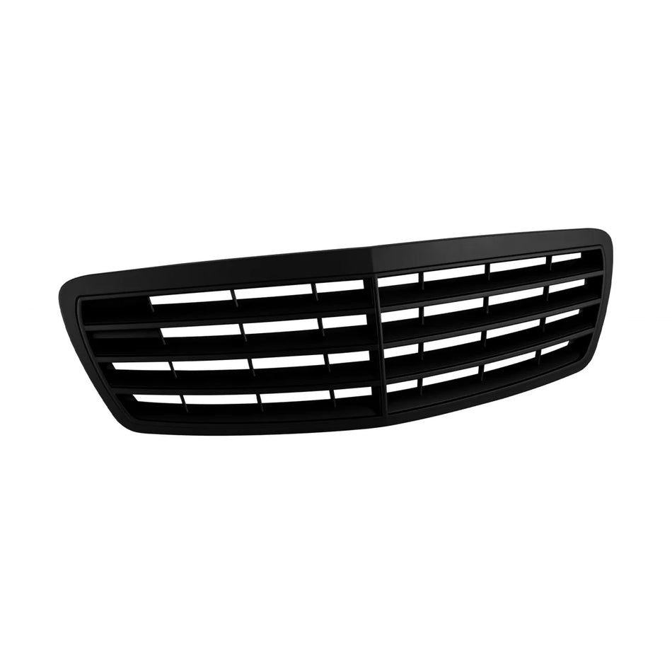 Griglia Anteriore Nera Opaca per Mercedes Classe E W211 2002-2006