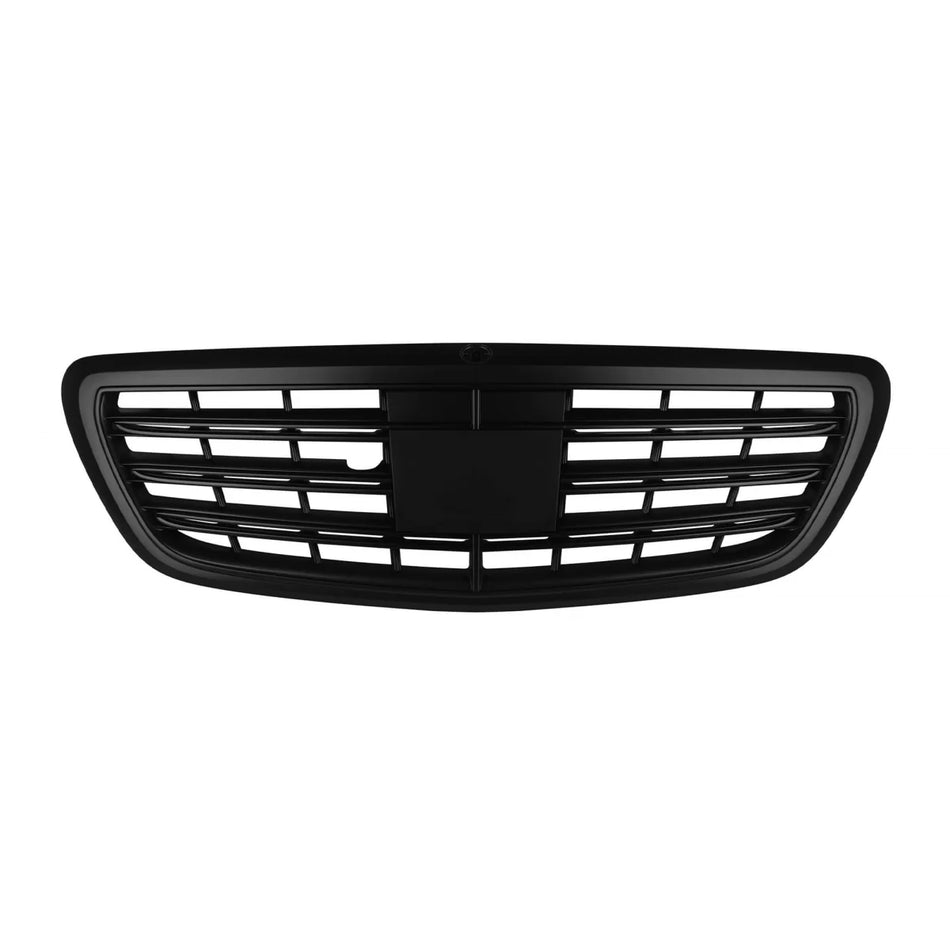 Griglia Anteriore Nera Opaca Tipo a Design per Mercedes Classe S W222 2013-2020