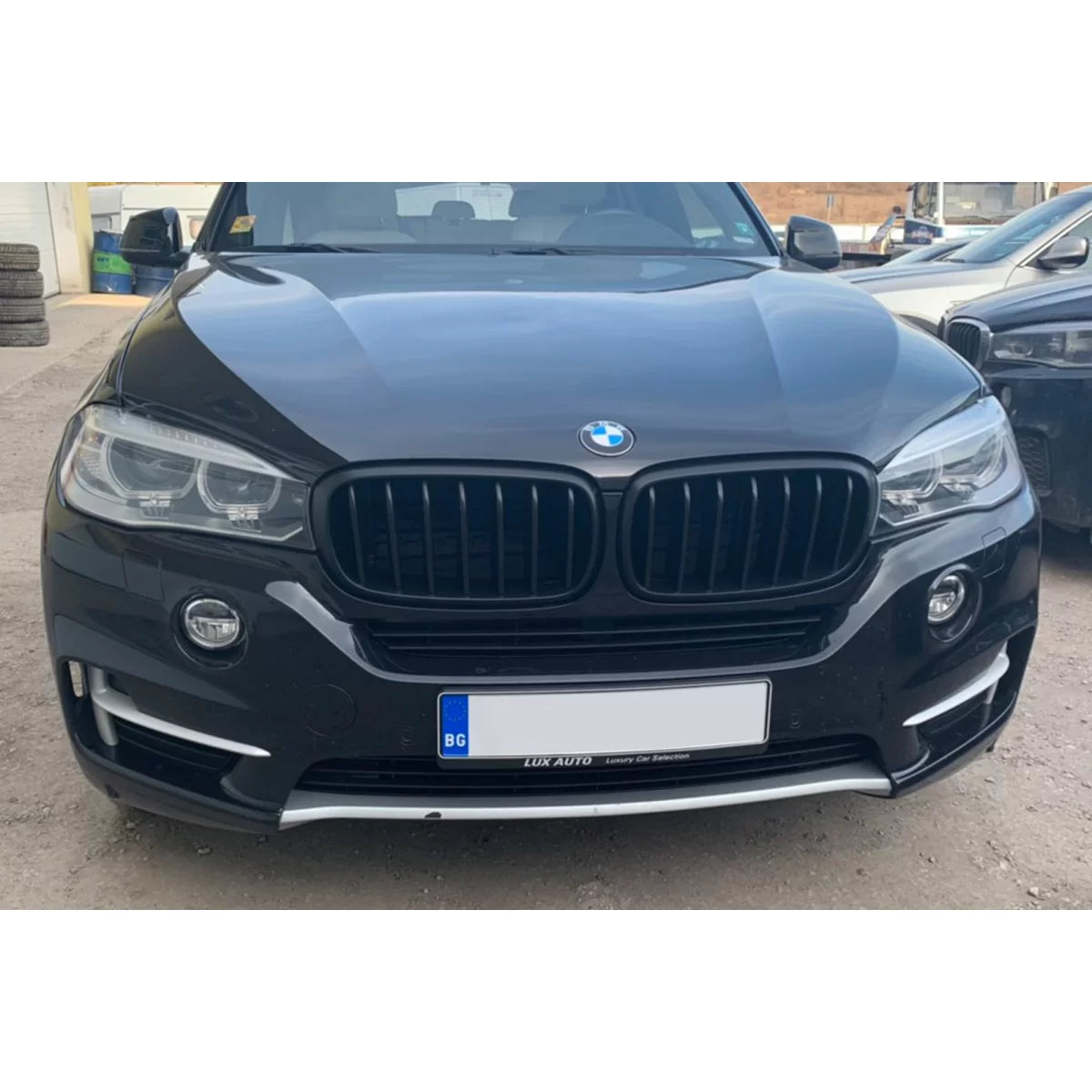 Griglie Nere Opache Anteriore per BMW X5 F15 2013-2018 X6 F16 2014-2019