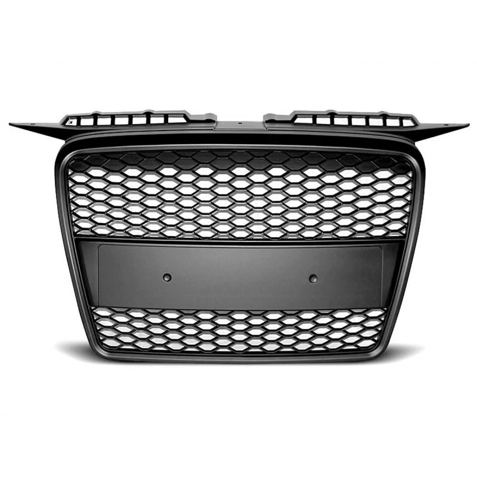 Griglia Anteriore Nera Opaca RS Type per Audi A3 2005-2008 Senza Sensori