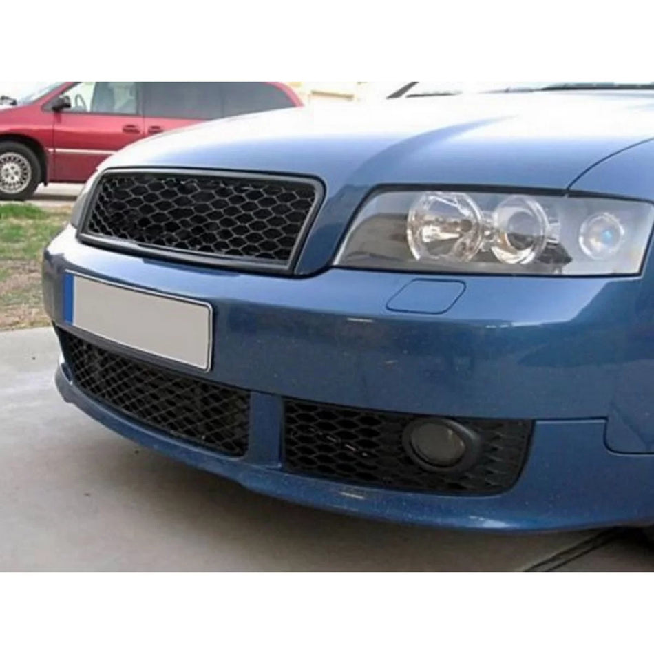 Griglia Anteriore Nera Opaca RS Type per Audi A4 B6 Berlina e Station 2000-2004