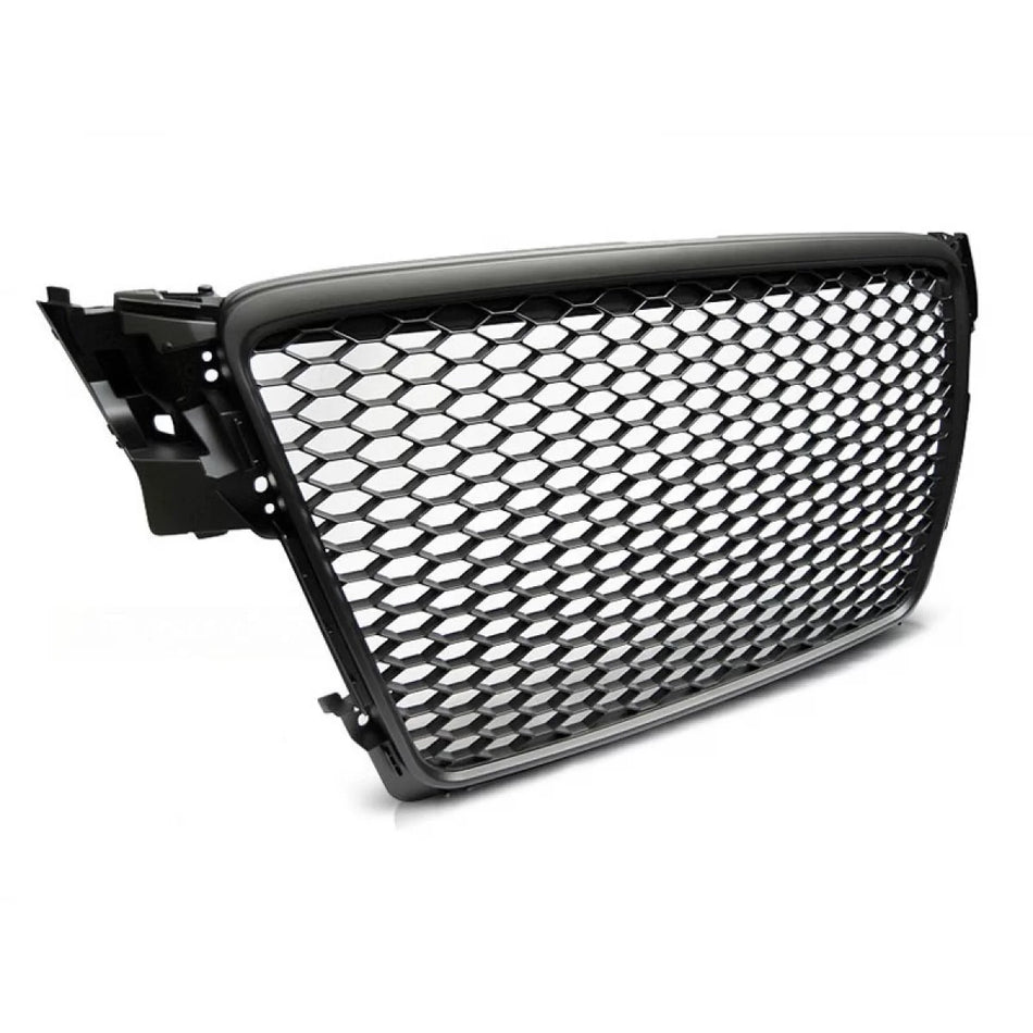 Griglia Anteriore Nera Opaca RS per Audi A4 B8 Berlina Station 2008-2011