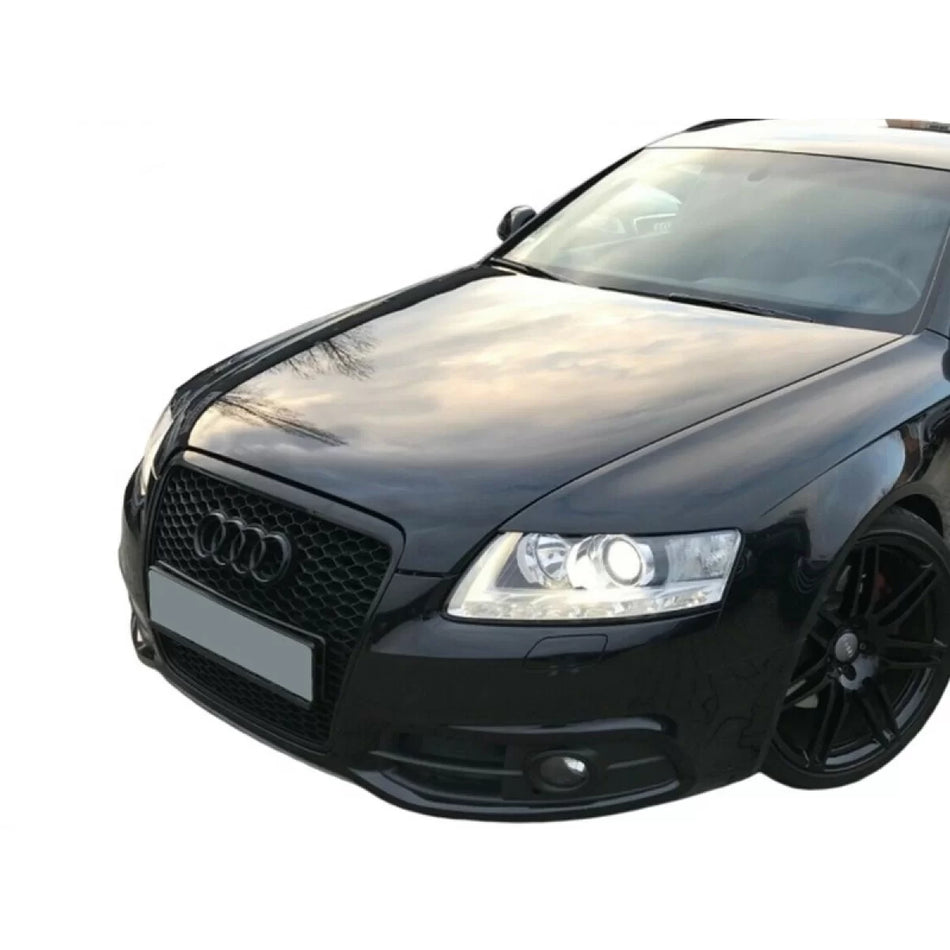 Griglia Anteriore Nera Opaca RS Type per Audi A6 C6 2009-2011