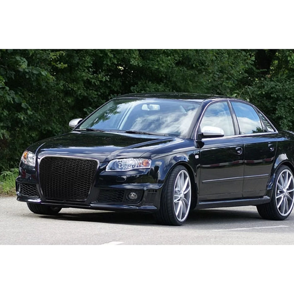 Griglia Nera Tipo RS per Audi A4 B7 Berlina Avant 2004-2008 Paraurti Standard