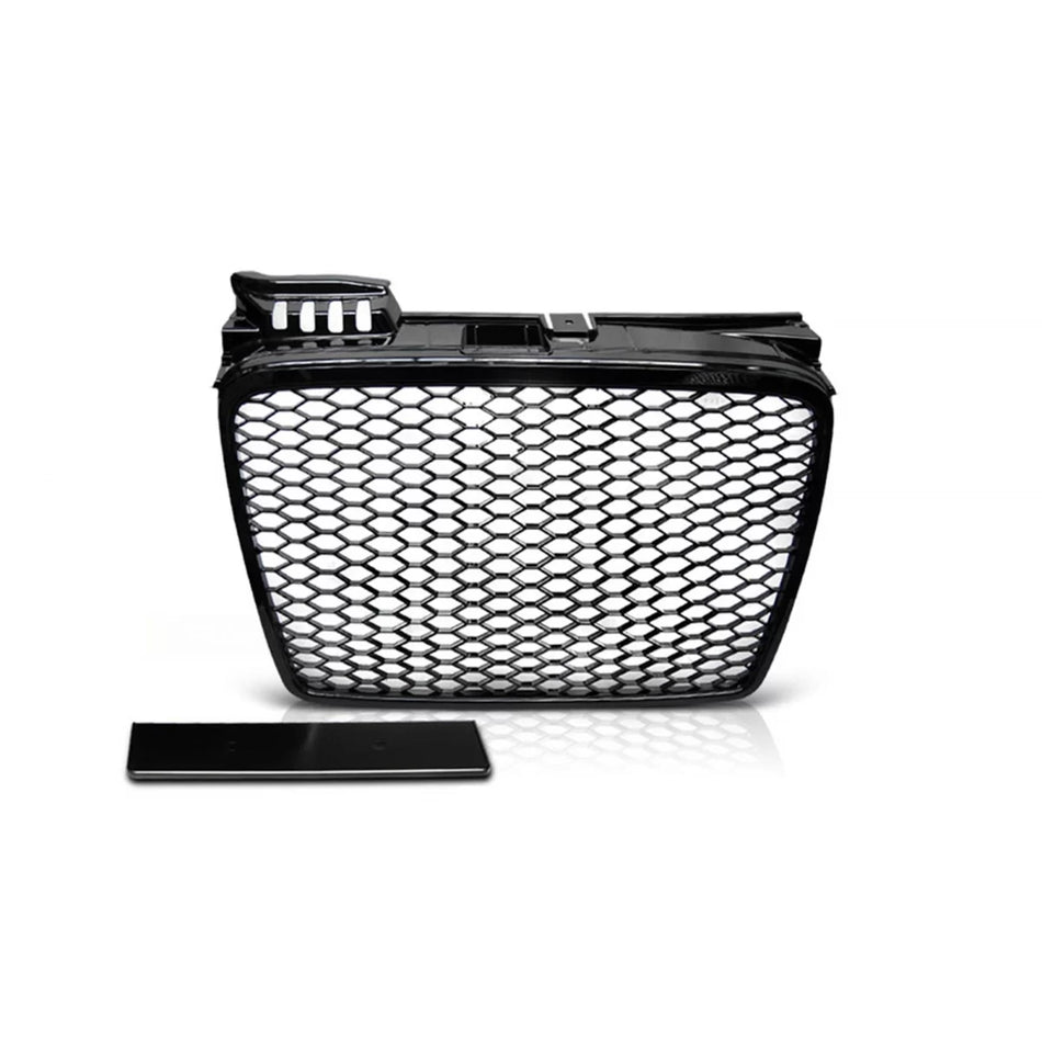 Griglia Nera Tipo RS per Audi A4 B7 Berlina Avant 2004-2008 Paraurti Standard