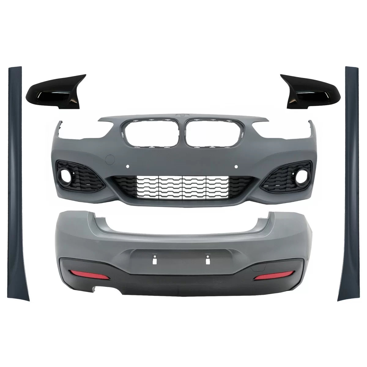 Body Kit con Copri Specchietti M-technik per BMW Serie 1 F20 LCI 2015-2018
