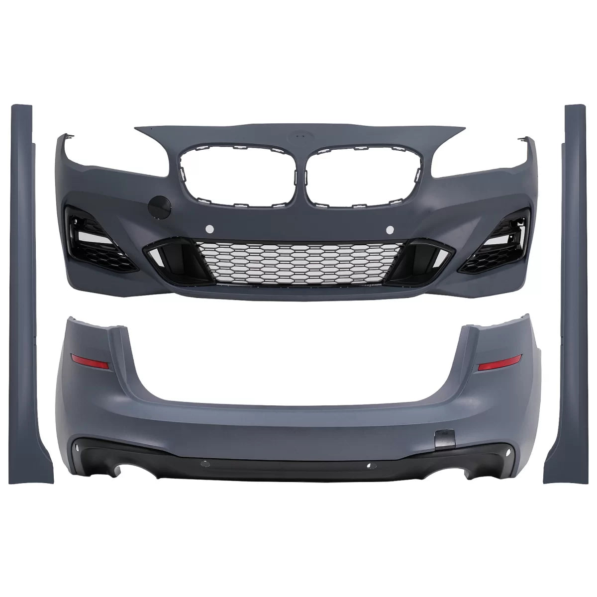 Body Kit M-technik Doppio Scarico Singolo per BMW Serie 2 F45 2017-2019