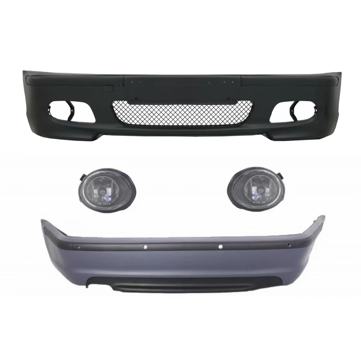 Paraurti Anteriore con PDC e Fendinebbia M-technik per BMW Serie 3 E46 1998-2004