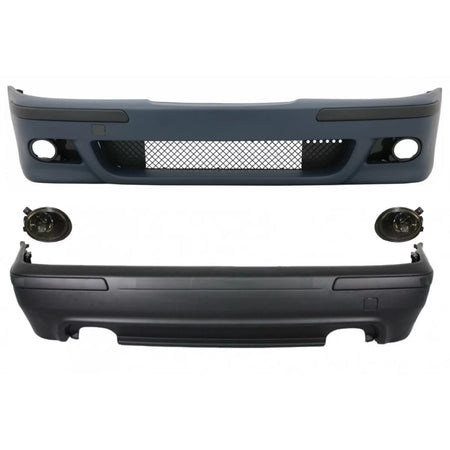 Paraurti Anteriore Completo con Luci Fendinebbia Fumé per BMW Serie 5 E39