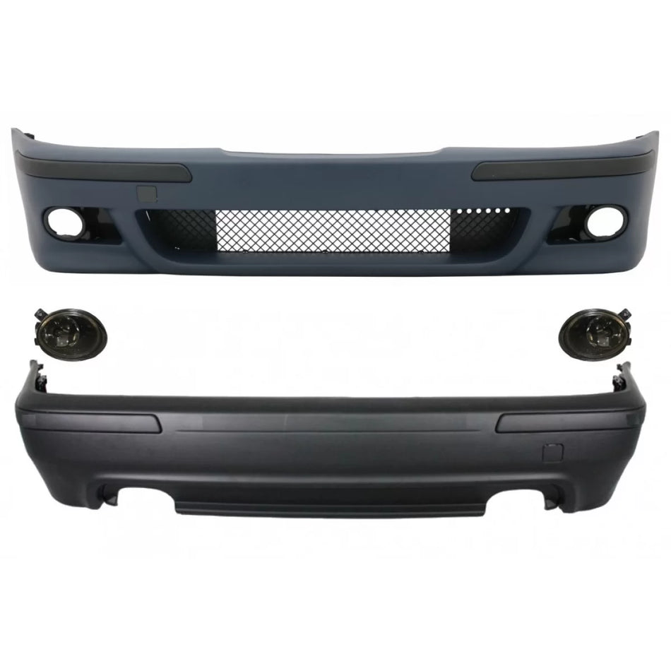 Paraurti Anteriore Completo con Luci Fendinebbia Fumé per BMW Serie 5 E39