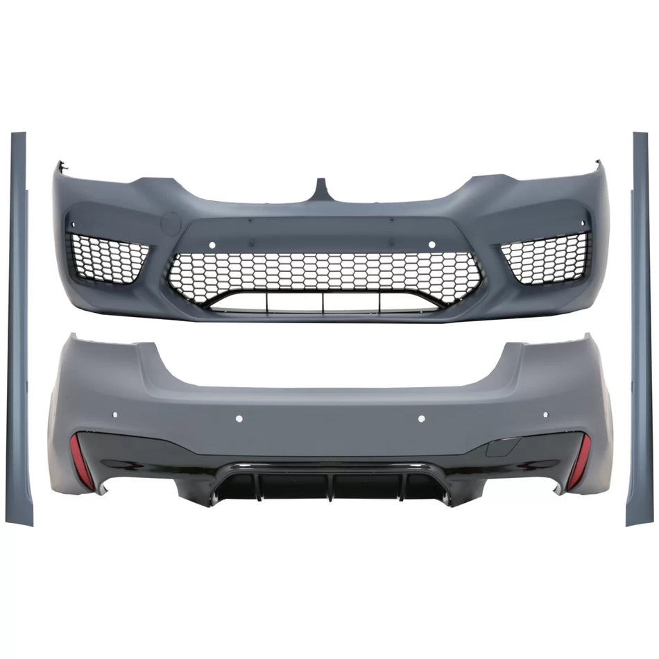 Body Kit Paraurti Anteriore Posteriore M5 Design per BMW Serie 5 G30 2017-2019