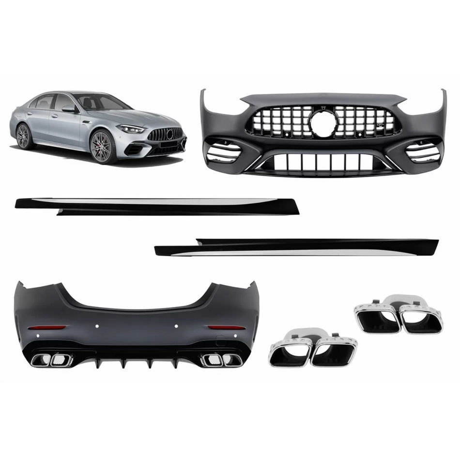 Body Kit Paraurti Sportivo C63 Design per Mercedes Classe C W206 2021-up