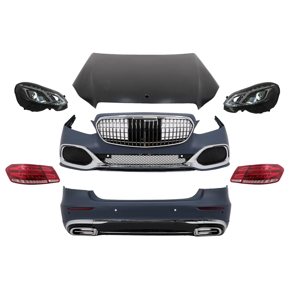 Body Kit Anteriore Facelift M Design per Mercedes Classe E W212 2009-2012 LHD