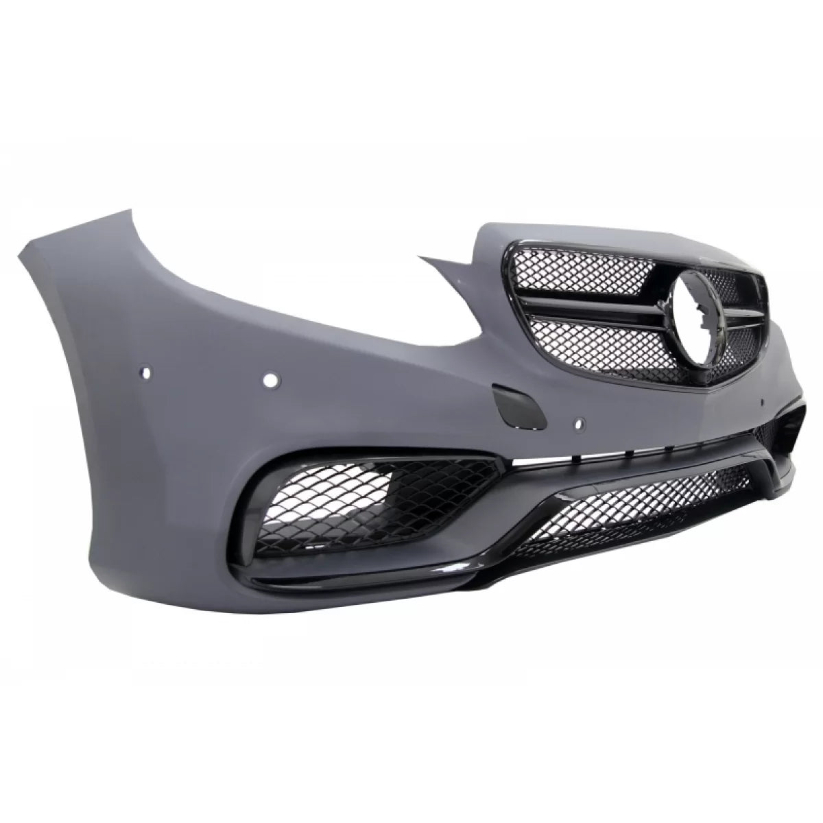 Body Kit Paraurti Anteriore con Terminali Scarico E63 Lucido Mercedes Classe