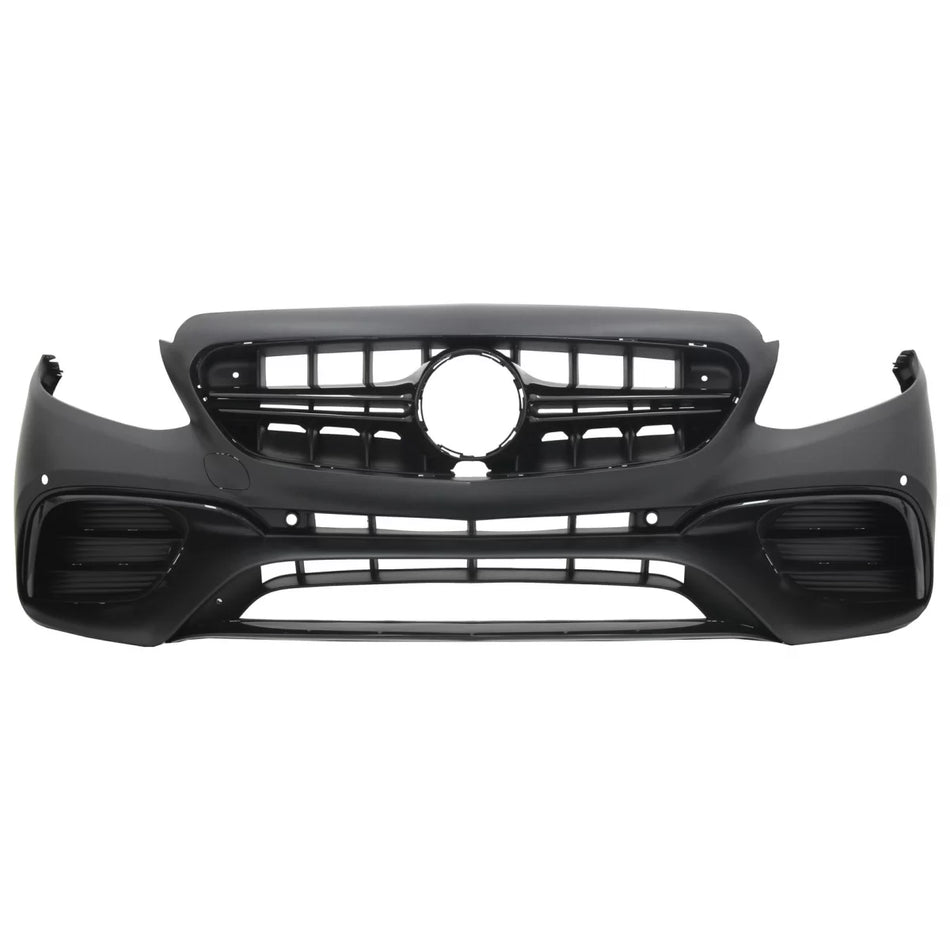 Body Kit Paraurti Anteriore con Terminali Scarico Neri per Mercedes Classe