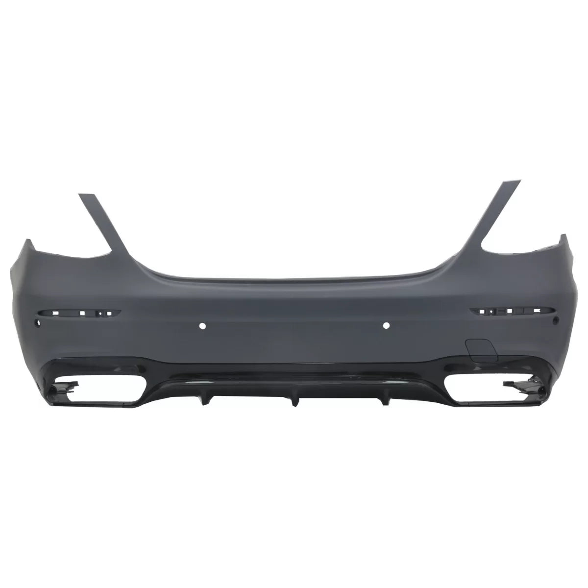 Body Kit Paraurti Anteriore con Terminali Scarico Neri per Mercedes Classe