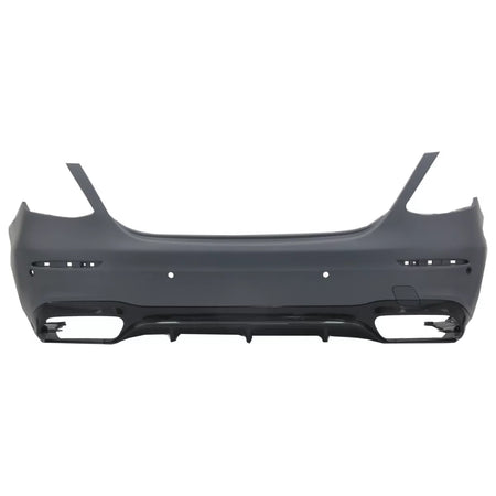 Body Kit Paraurti Anteriore con Terminali Scarico Neri per Mercedes Classe