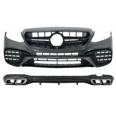 Body Kit con Terminali Scarico E63 per Mercedes Classe E W213 2016-2019