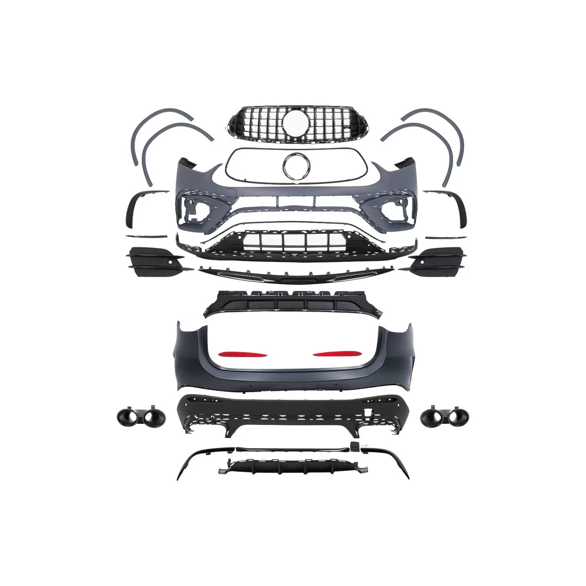 Body Kit Paraurti Sportivi per Mercedes Classe GLC X254 SUV 2022-up GLC43 Design