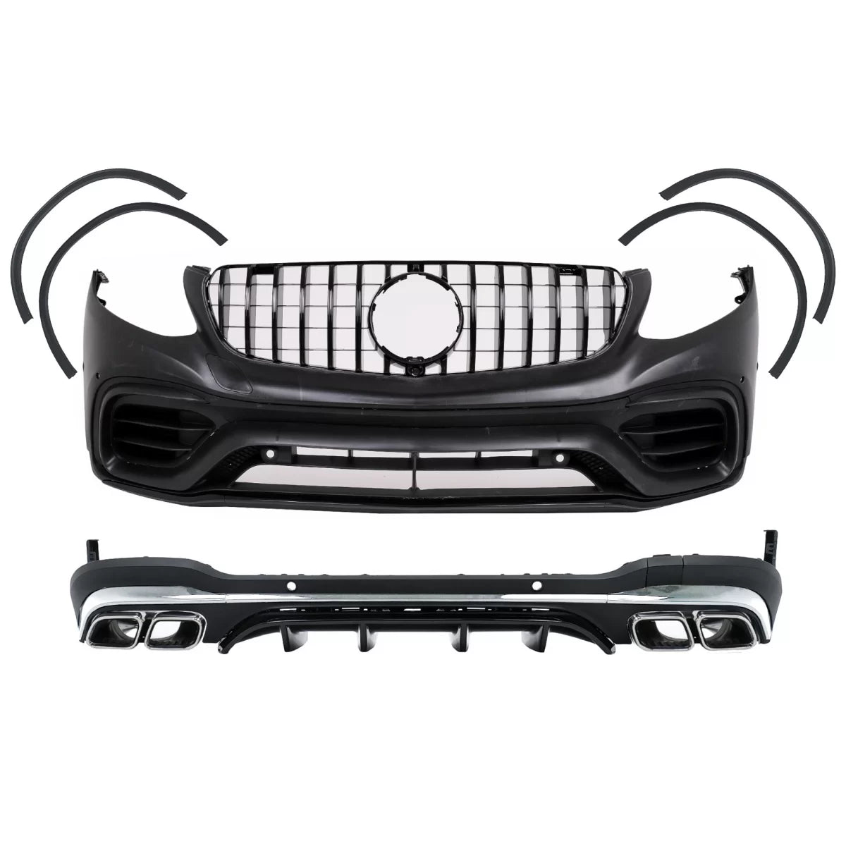Body Kit Paraurti Sportivi GLC63 Design per Mercedes GLC SUV X253 2015-2019