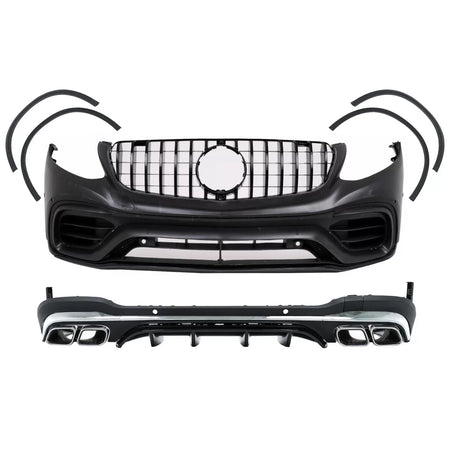Body Kit Paraurti Sportivi GLC63 Design per Mercedes GLC SUV X253 2015-2019
