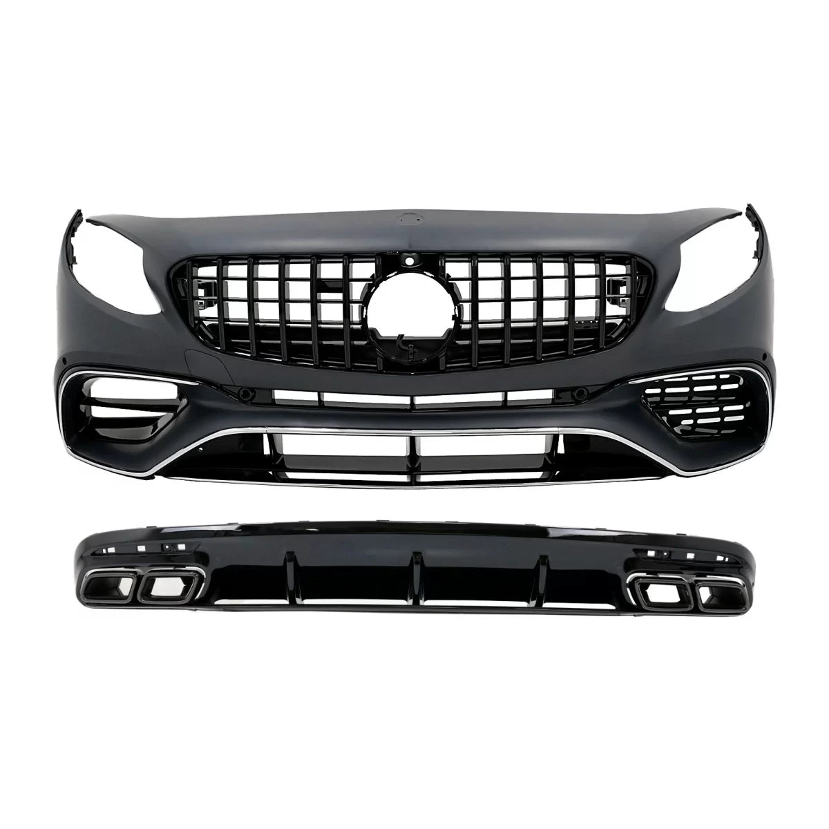 Body Kit Paraurti Sportivi Anteriore Posteriore Mercedes Classe S Coupe C217