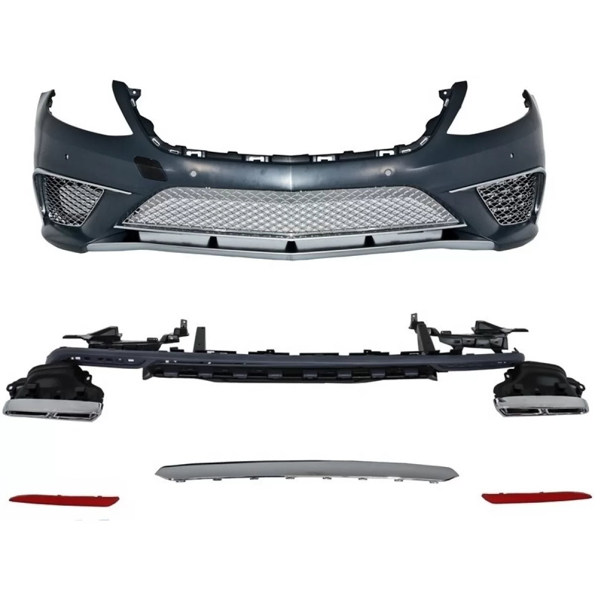 Body Kit Paraurti Sportivi Anteriore Posteriore Mercedes Classe S W222 2013-2017