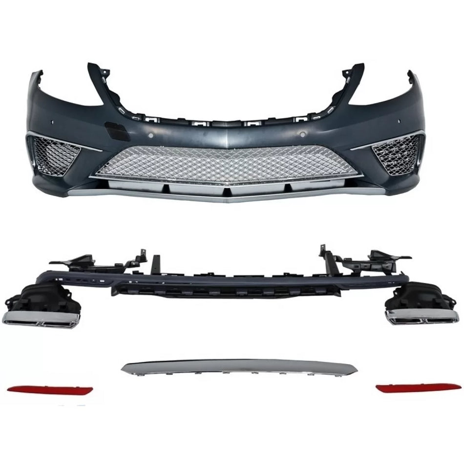 Body Kit Paraurti Sportivi Anteriore Posteriore Mercedes Classe S W222 2013-2017