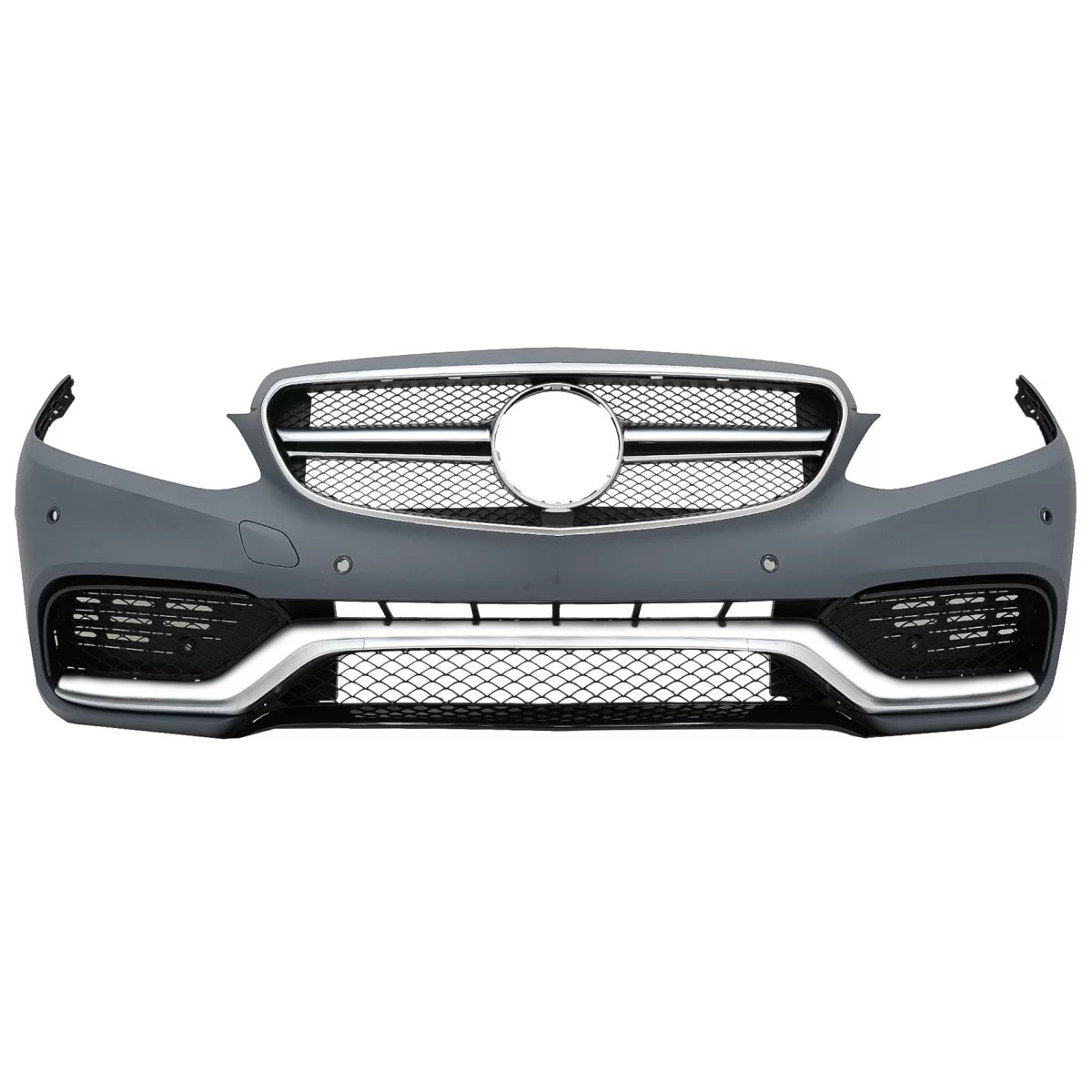 Body Kit Anteriore con Terminali Scarico E63 per Mercedes W212 Facelift 2013-up