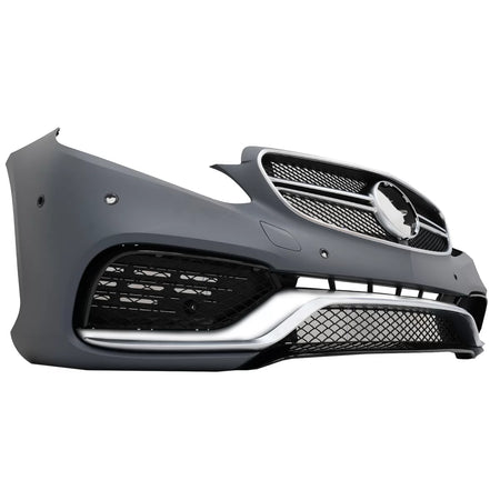 Body Kit Anteriore con Terminali Scarico E63 per Mercedes W212 Facelift 2013-up
