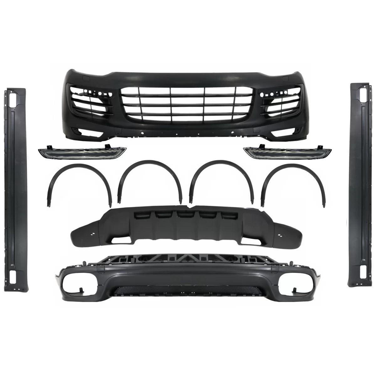 Body Kit Paraurti Sportivi Anteriore Posteriore Porsche Cayenne 92a Facelift