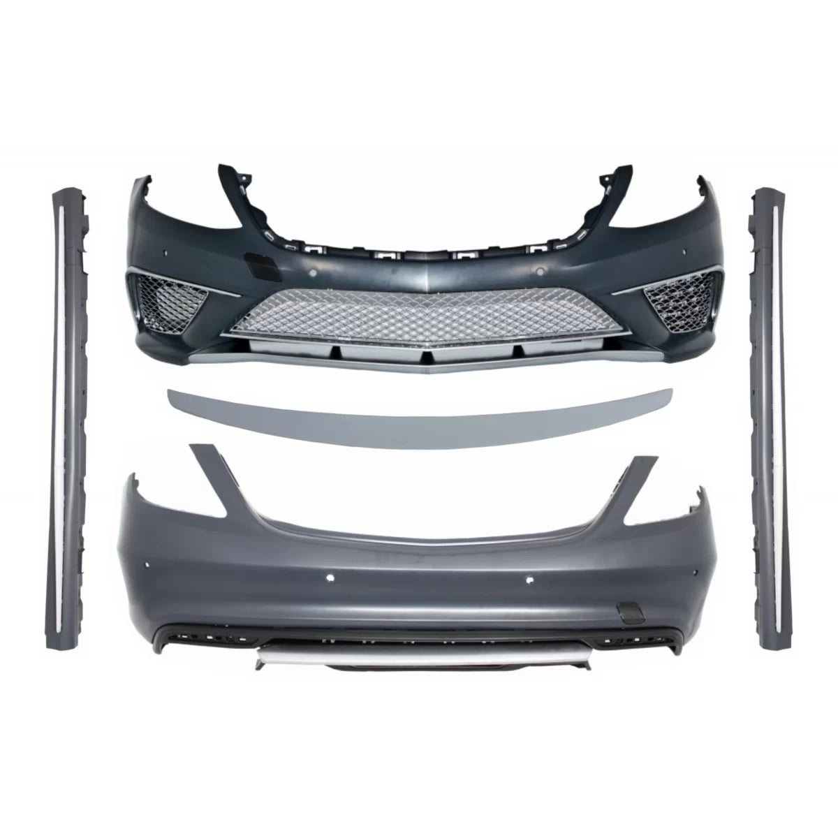 Body Kit con Spoiler Posteriore Sportivo per Mercedes Classe S W222 2013-2017