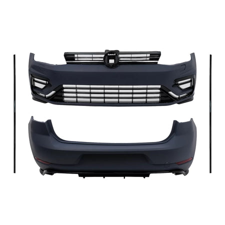 Body Kit Paraurti Anteriore Posteriore per VW Golf 7 Vii 5G 2013-2017
