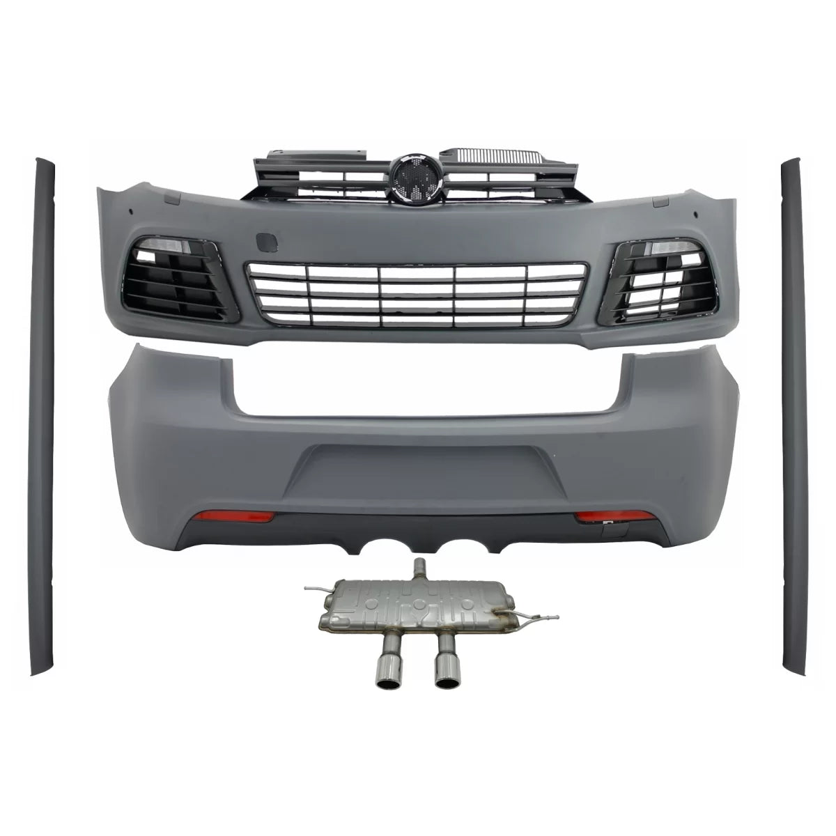 Minigonne con Scarico Completo Catback Golf Vi 2008-2013 R20 Design