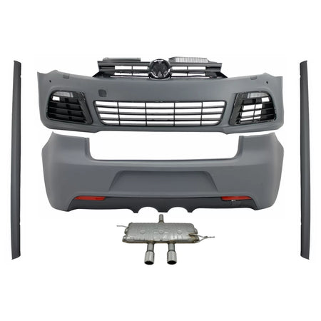 Minigonne con Scarico Completo Catback Golf Vi 2008-2013 R20 Design