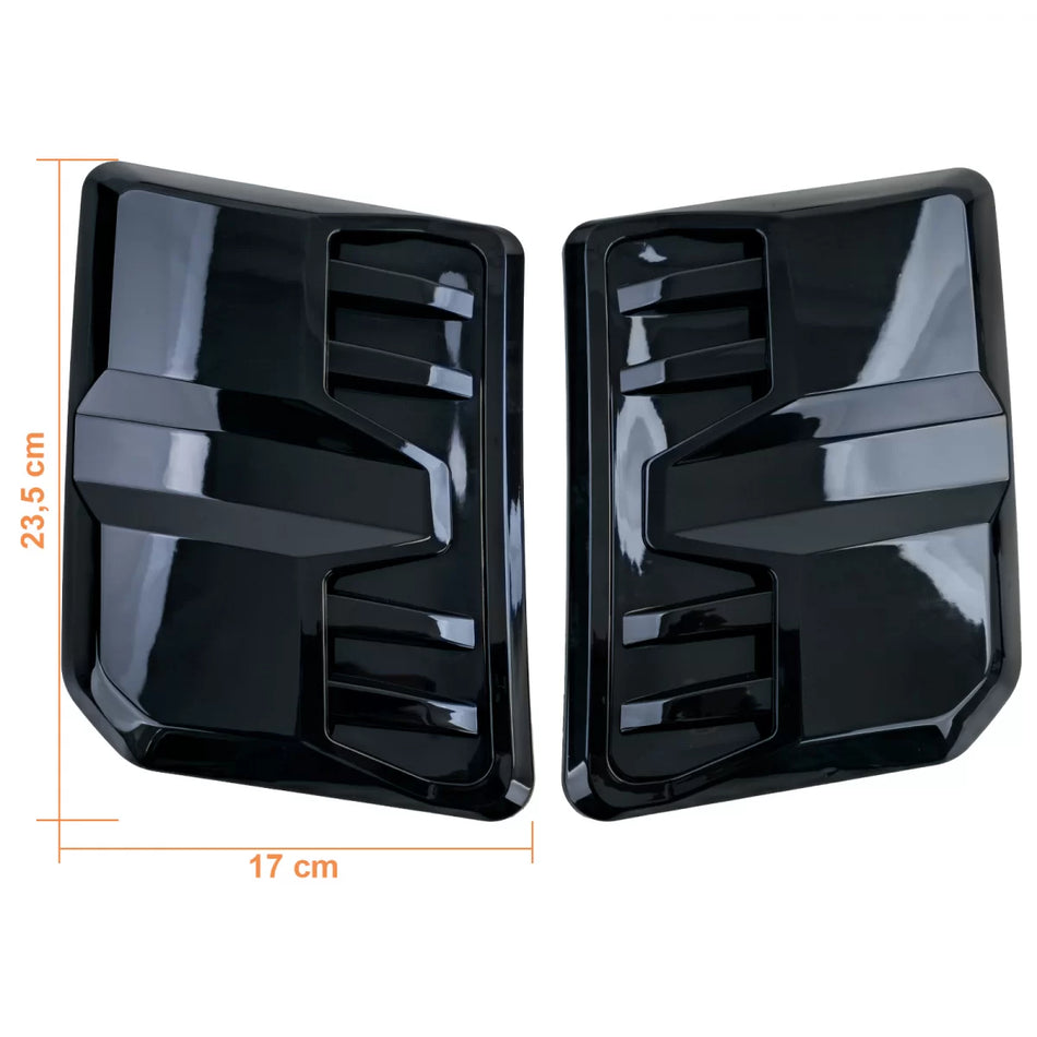 Cofano con Presa Aria Lucido Nero per Ford Ranger T9 dal 2022