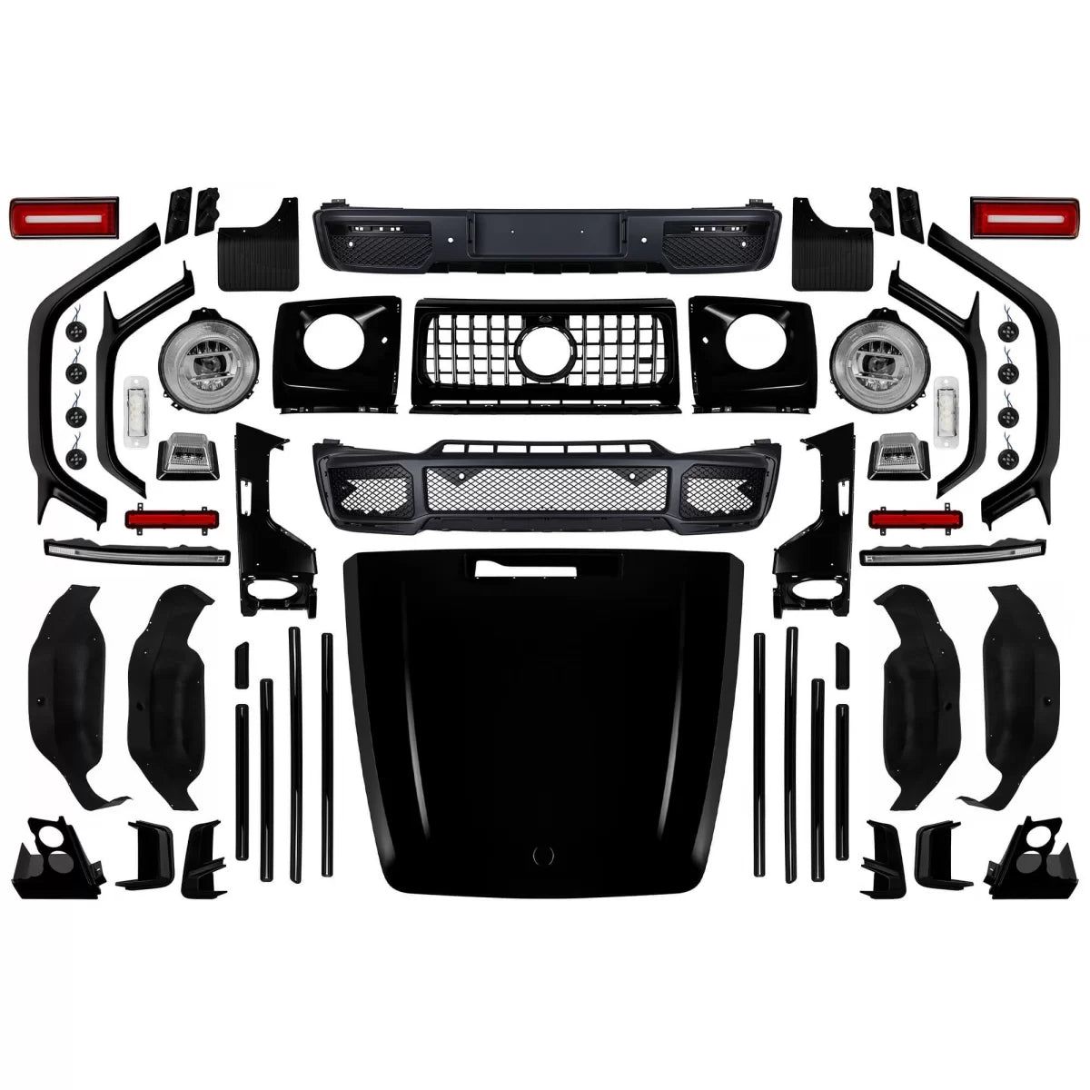 Paraurti Sportivo Anteriore Brabus G800 per Mercedes Classe G W463 2008-2017