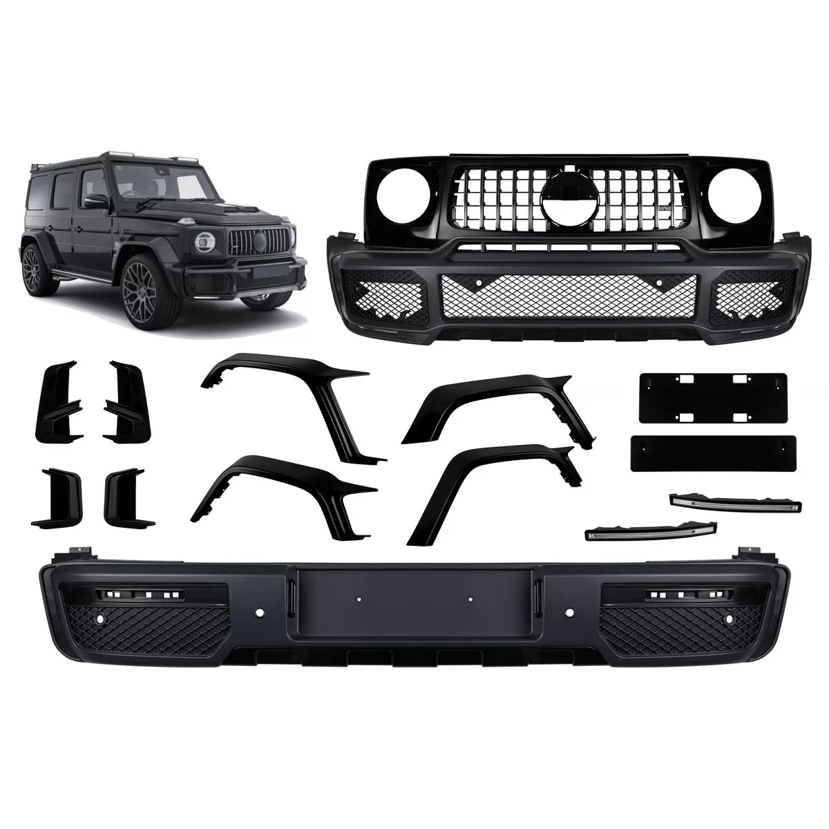 Paraurti Sportivo Brabus G800 per Mercedes Classe G W464 dal 2018