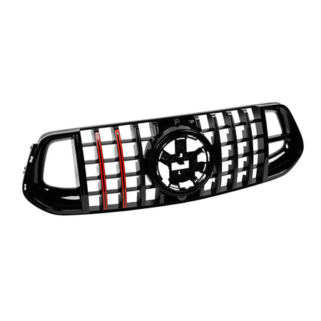 Griglia Anteriore Nera con Apertura Camera per Mercedes GLE SUV W167 2019-2023