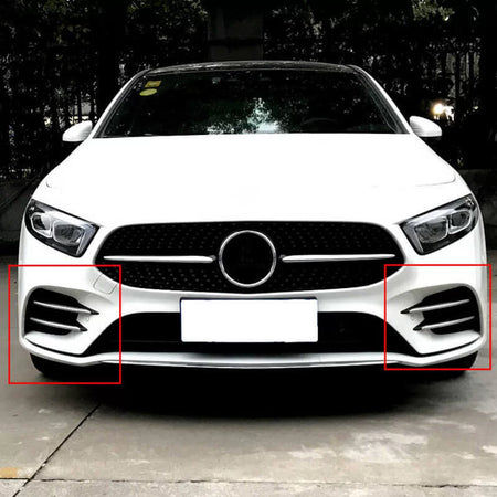 Griglia Paraurti Cromata Anteriore Set 4 Pezzi per Mercedes Classe A W177 18+