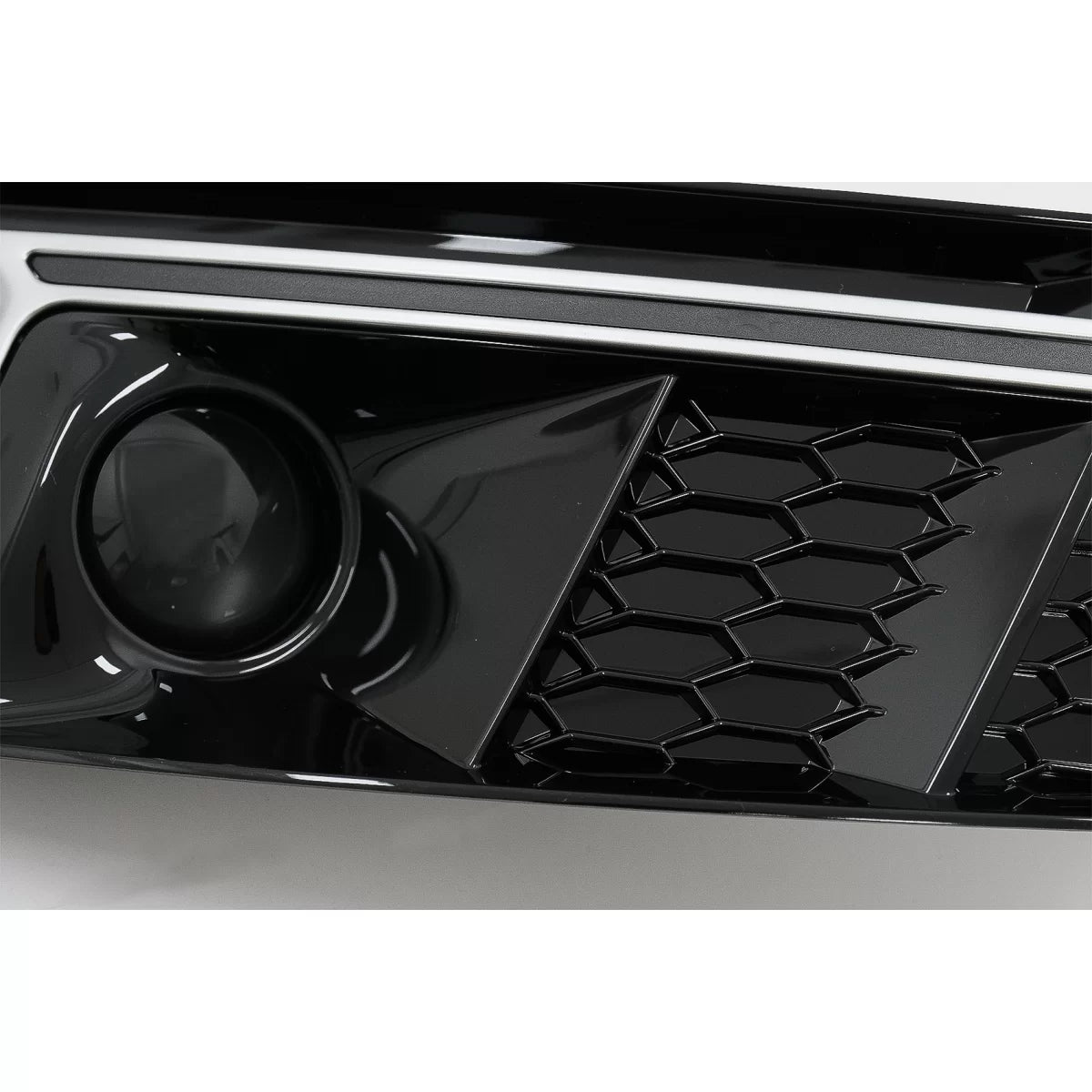 Griglia Inferiore Paraurti Laterale Argento Edition per Audi A4 B9 2016-2018