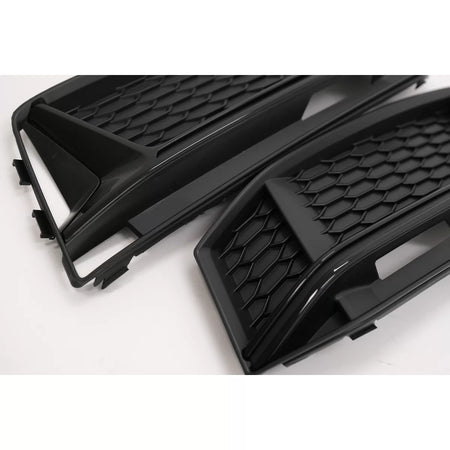 Griglia Inferiore Paraurti Laterale Nera RS4 Audi A4 B9 S-line 2016-2018