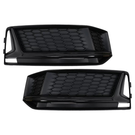Griglia Inferiore Paraurti Laterale Nera RS4 Audi A4 B9 S-line 2016-2018