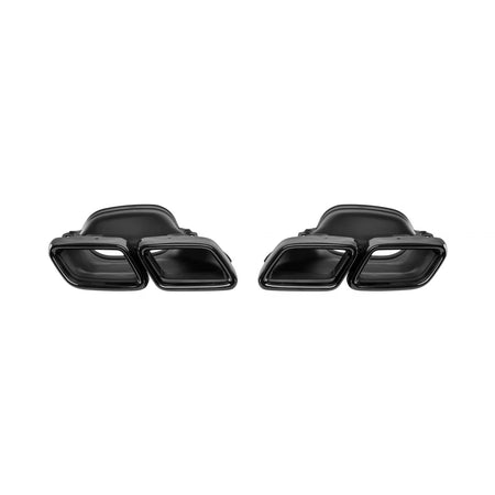 Diffusore Posteriore C63 con Terminali Neri per Mercedes Classe C W205 2013-2019
