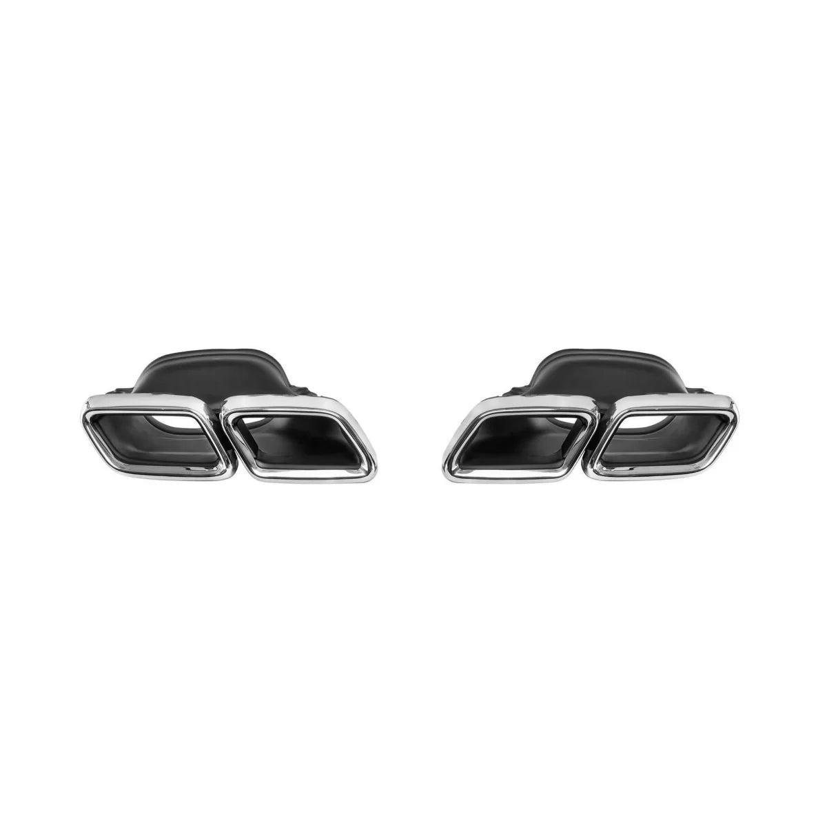 Diffusore Posteriore C63 con Terminali Cromati per Mercedes Classe C W205