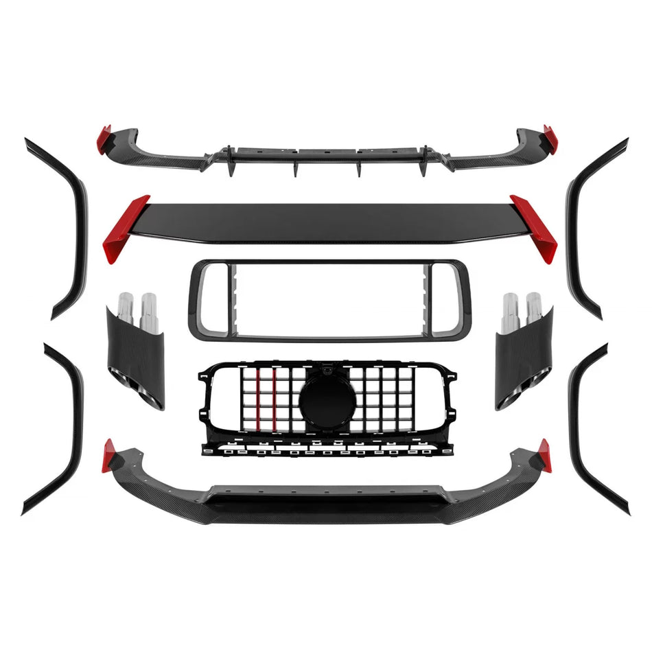 Pacchetto Carbon B Design per Mercedes Classe G W464 dal 2018 con Paraurti