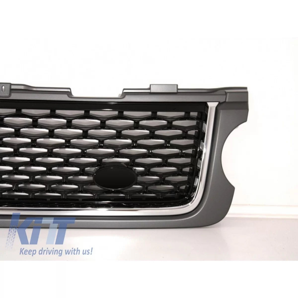 Griglia Centrale Grigia Nera per Land Range Rover Vogue Iii L322 2010-2012