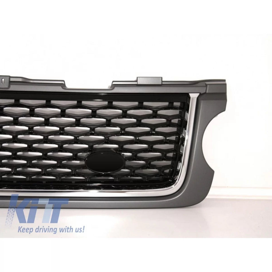 Griglia Centrale Grigia Nera per Land Range Rover Vogue Iii L322 2010-2012
